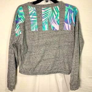 PINK Crop long sleeve XS